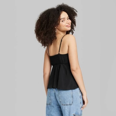 Women's Rosette Tank Top - Wild Fable™ Pink 2 Women's Rosette Tank Top - Wild Fable™ Pink - Image 2