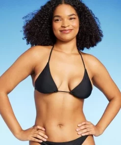 Women's Low Coverage Mini Triangle Bikini Top - Wild Fable™ Black -Wild Fable Shop GUEST 0705f6e1 9133 4707 8ea4 93451d7e6650 1