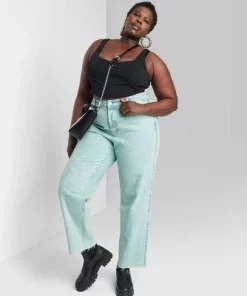 Women's High-Rise Straight Jeans - Wild Fable™ Light Teal Blue -Wild Fable Shop GUEST 0c4271a1 d110 4d2f 9425 29f085adbae2 4