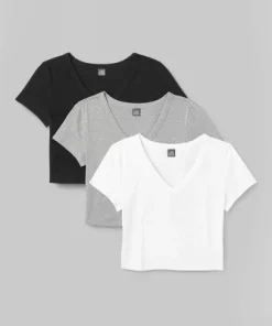 Women's Short Sleeve V-Neck 3pk Bundle T-Shirt - Wild Fable™ White 19 Women's Short Sleeve V-Neck 3pk Bundle T-Shirt - Wild Fable™ White -Wild Fable Shop GUEST 0c796f64 4a44 493a 8ced 8b2d567b4828 4
