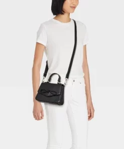 Mini Bow Top Handle Crossbody Bag - Wild Fable⢠Silver