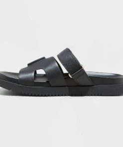 Women's Hayley Slide Sandals - Wild Fable™ Black