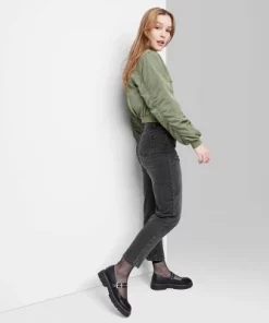 Women's Super-High Rise Tapered Jeans - Wild Fable™ Black Wash 31 Women's Super-High Rise Tapered Jeans - Wild Fable™ Black Wash -Wild Fable Shop GUEST 13826769 8547 4b9c b9c1 8095d852465a 9