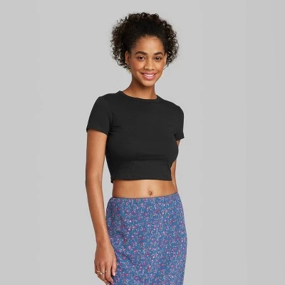 Women's Short Sleeve 2pk Bundle T-Shirt - Wild Fable™ 1 Women's Short Sleeve 2pk Bundle T-Shirt - Wild Fable™