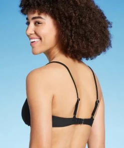 Women's Flower Charm Underwire Bikini Top - Wild Fable™ Black -Wild Fable Shop GUEST 1e64e4d2 d390 4b85 b695 dd7b0a83d6b6