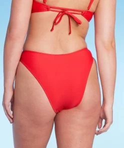 Women's Low-Rise Super Cheeky Extra High Leg Bikini Bottom - Wild Fable™ Red -Wild Fable Shop GUEST 208a39e7 a055 4353 9795 0d2df22cfa7c