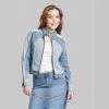 Women's Denim Racing Jacket - Wild Fable™ Blue