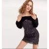 Women's Long Sleeve Party Shrug Sweater - Wild Fable™ Black