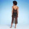Women's Fishnet Fringe Cover Up Midi Dress - Wild Fable™ Natural Cream