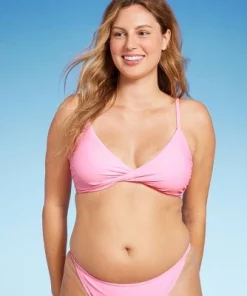 Women's Twist-Front Bralette Bikini Top - Wild Fable™ Pink -Wild Fable Shop GUEST 25411cc2 3ab6 4f05 87c1 059cef536c6a