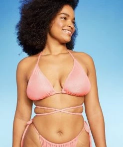 Women's Triangle Wrap Bikini Top - Wild Fable™ Pink Lurex 14 Women's Triangle Wrap Bikini Top - Wild Fable™ Pink Lurex -Wild Fable Shop GUEST 266c31fe 2148 47e3 af26 8bfc804ec0c4