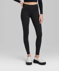 Women's High-Waisted ButterBliss Leggings - Wild Fable™ Burgundy