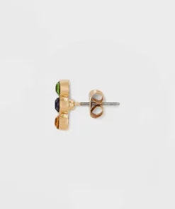 Retro Floral and Heart Icon Stud Earring Set 30pc - Wild Fable™