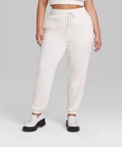 Women's High-Rise Tapered Joggers - Wild Fable™ Light Blue