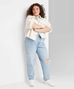 Women's Super-High Rise Tapered Jeans - Wild Fable™ Light Blue -Wild Fable Shop GUEST 29388b05 b174 4d2c 90db d3e23e9bdfaf 5