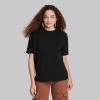 Women's Elbow Sleeve Oversized T-Shirt - Wild Fable™ White