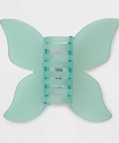 Butterfly Claw Hair Clip Set 2pc - Wild Fable™ Purple/Green