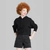 Women's Cropped Hoodie - Wild Fable™ Black