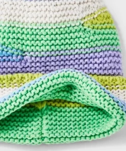 Pre-Consumed Recycled Pom Beanie - Wild Fable™ Green/purple -Wild Fable Shop GUEST 3615b6f2 ec21 428c 9720 a96e8e3847fd