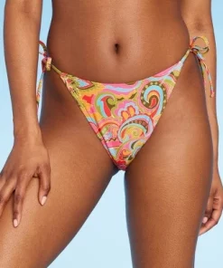 Women's Paisley Print Cheeky High Leg Bikini Bottom - Wild Fable™ Multi -Wild Fable Shop GUEST 41d6966b 8685 4bc0 900f b52db403e8af 4