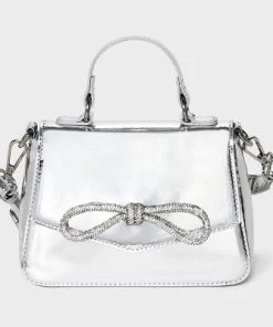 Mini Bow Top Handle Crossbody Bag - Wild Fable™ Silver -Wild Fable Shop GUEST 42fc3468 5d19 453c 9f0d 70737c4b02c2