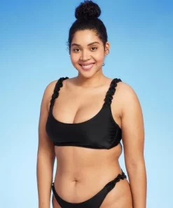 Women's Ruffle Strap Bralette Bikini Top - Wild Fable™ Light Blue -Wild Fable Shop GUEST 4df91917 34e0 4c6d 8ace 8f9c74048f01