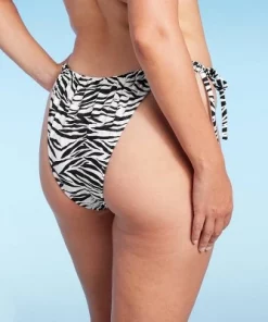 Women's Ultra High Leg Adjustable Coverage Bikini Bottom - Wild Fable™ Black/White Zebra Print -Wild Fable Shop GUEST 55475be5 b589 490a 8910 4988187b2451