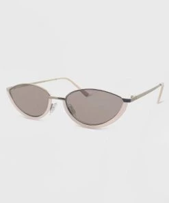 Women's Metal Oval Sunglasses - Wild Fable™ Nude Gold
