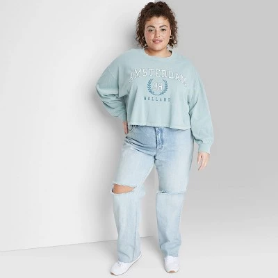 Women's High-Rise Straight Jeans - Wild Fable™ Light Wash 17 Women's High-Rise Straight Jeans - Wild Fable™ Light Wash - Image 17