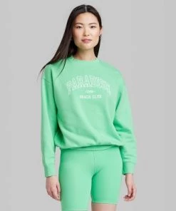 Women's Oversized Sweatshirt - Wild Fable™ Light Yellow