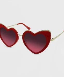 Women's Heart Sunglasses - Wild Fable™ Red