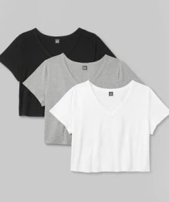 Women's Short Sleeve V-Neck 3pk Bundle T-Shirt - Wild Fable™ White 21 Women's Short Sleeve V-Neck 3pk Bundle T-Shirt - Wild Fable™ White -Wild Fable Shop GUEST 6961188c 582e 4411 a367 956609d152a5