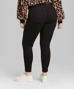 Women's Super-High Rise Distressed Skinny Jeans - Wild Fable™ Black -Wild Fable Shop GUEST 6a0180dc d915 4d32 901e 1d4bf16b8dc5