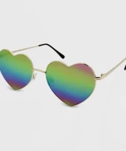 Women's Metal Heart Sunglasses - Wild Fable™
