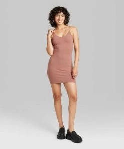 Women's Strappy Bodycon Knit Dress - Wild Fable™ Slate Blue