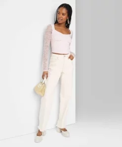 Women's High-Rise Straight Jeans - Wild Fable™ Cream 29 Women's High-Rise Straight Jeans - Wild Fable™ Cream -Wild Fable Shop GUEST 733ac292 037c 4f47 b2b6 d8a5ae3be40b 7