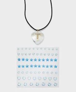 Acrylic Heart with Face Gems Pendant Necklace - Wild Fable™ Clear/Black -Wild Fable Shop GUEST 754dd15a 9dec 4275 9846 b7e8073f0a1f