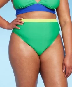 Women's Medium Coverage High Waist High Leg Bikini Bottom - Wild Fable™ Green -Wild Fable Shop GUEST 75f0d515 e9a6 451b 8e1e 1ca8979c606c 3