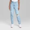 Women's Super-High Rise Curvy Tapered Jeans - Wild Fable™ Light Wash