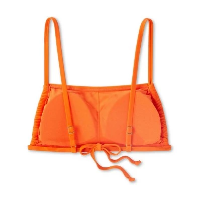 Women's Tunneled Side Detail Bralette Bikini Top - Wild Fable™ Orange 6 Women's Tunneled Side Detail Bralette Bikini Top - Wild Fable™ Orange - Image 6