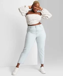 Women's Super-High Rise Tapered Jeans - Wild Fable™ Ultra Light Wash 37 Women's Super-High Rise Tapered Jeans - Wild Fable™ Ultra Light Wash -Wild Fable Shop GUEST 79e6d69d f4aa 44a4 8d29 ad0d01314947 5