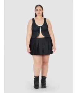 Women's Faux Leather Tie Vest Top - Wild Fable™ -Wild Fable Shop GUEST 7a2a638b 775b 401e a90d 700f74c43309