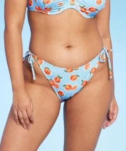 Women's Orange Print Side-Tie Scoop Front Bikini Bottom - Wild Fable™ Blue -Wild Fable Shop GUEST 7b5705e9 d74b 4100 bef6 2e041d2ac7db