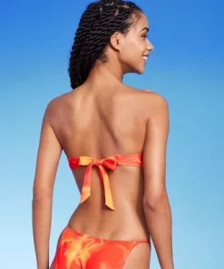 Women's Dye Effect Multiway Bikini Top - Wild Fable™ Red/Orange -Wild Fable Shop GUEST 7bec6674 c411 4154 b5cc bf4fdfe14522