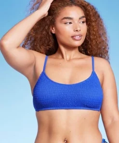 Women's Smocked Bralette Bikini Top - Wild Fable™ Red -Wild Fable Shop GUEST 7e3481c5 7efb 43ce b1de b65522552256