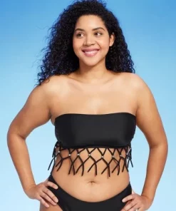 Women's Beaded Macrame Bandeau Bikini Top - Wild Fable™ Black 14 Women's Beaded Macrame Bandeau Bikini Top - Wild Fable™ Black -Wild Fable Shop GUEST 7e8d726b 67d8 4779 84c2 bce07e3795ca