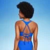 Women's Racer Back Bralette Bikini Top - Wild Fable™ Blue