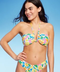 Women's Center Front U-Wire Bandeau Bikini Top - Wild Fable™ Red -Wild Fable Shop GUEST 84ae5be9 4783 4049 8d47 9aa4857250b5