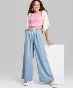 Women's Super-High Rise Soft Wide Leg Jeans - Wild Fable™ Blue 15 Women's Super-High Rise Soft Wide Leg Jeans - Wild Fable™ Blue -Wild Fable Shop GUEST 925f6113 dc64 4c25 a397 4ffb7dad5a39