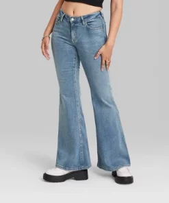 Women's High-Rise Flare Jeans - Wild Fable™ Medium Wash